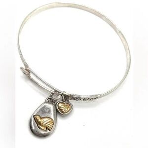 Brighton Silver art and soul   blessings  Bracelet with Swavorski crystal